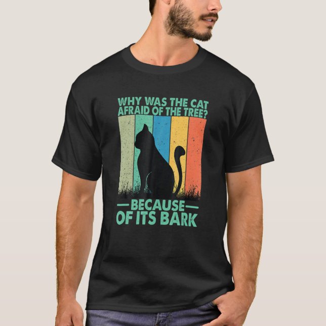 Varför var han katt rädd för han ree t shirt (Framsida)