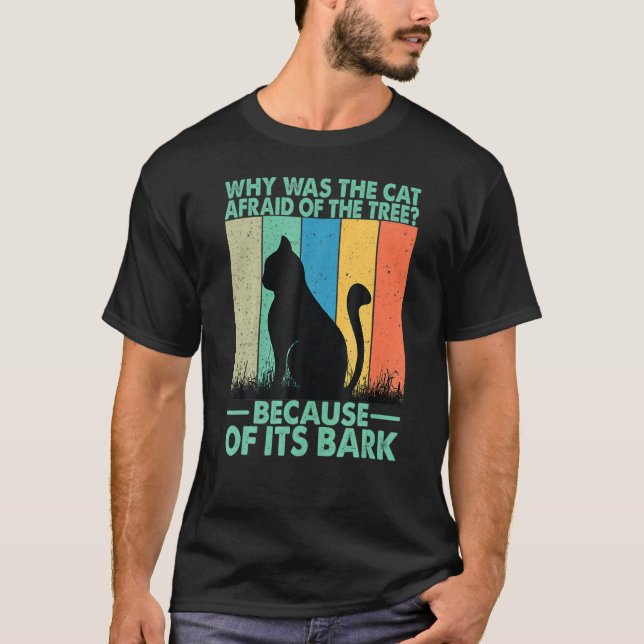 Varför var han katt rädd för han ree t shirt (Framsida)