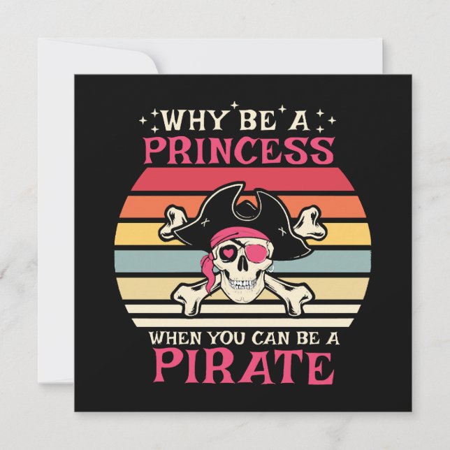 Varför vara en prinsessa när man kan vara en pirat (Framsida)