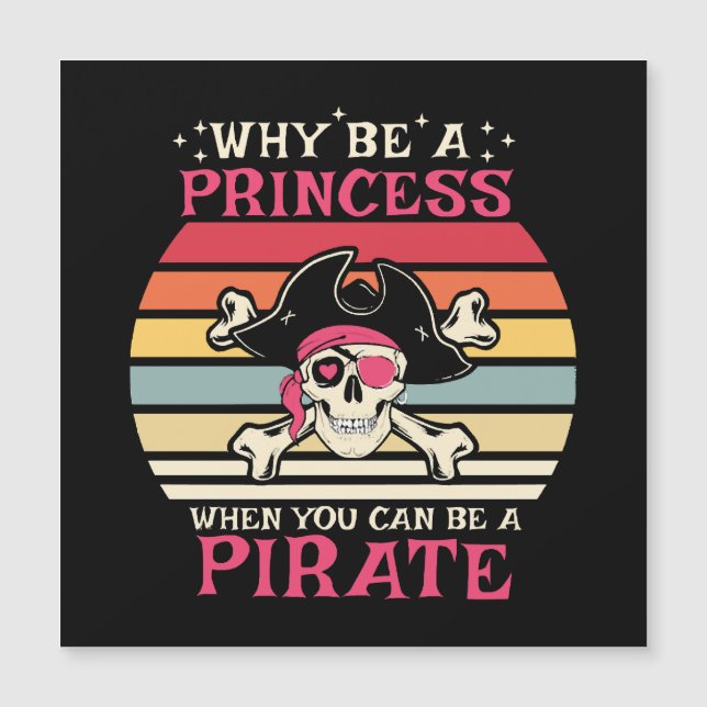 Varför vara prinsessa när man kan vara pirat (Framsida)