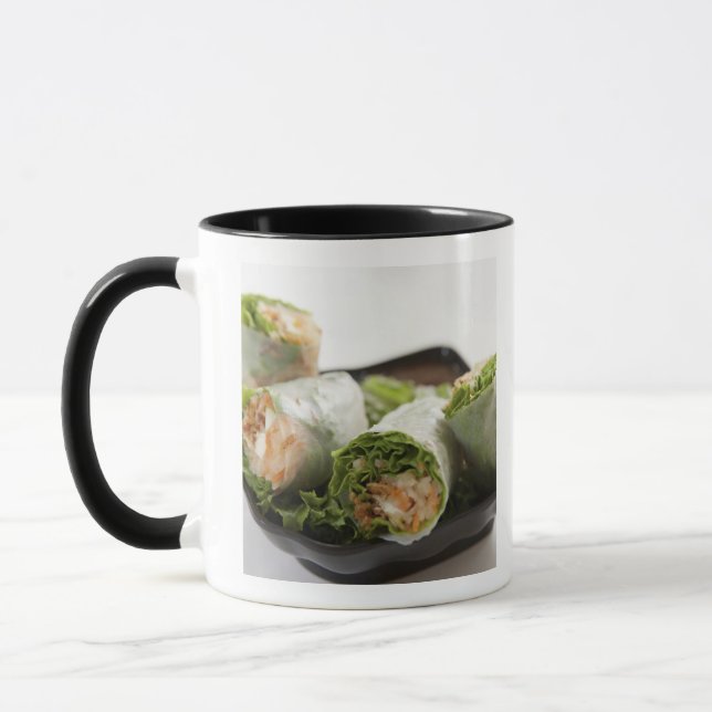 Vårfyllda rullar mugg (Vänster)
