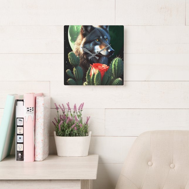 Varg19: Fyrkantig Klocka (Läsesal)