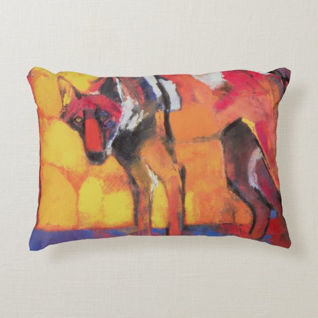 Varg 1996 prydnadskudde (Framsidan)