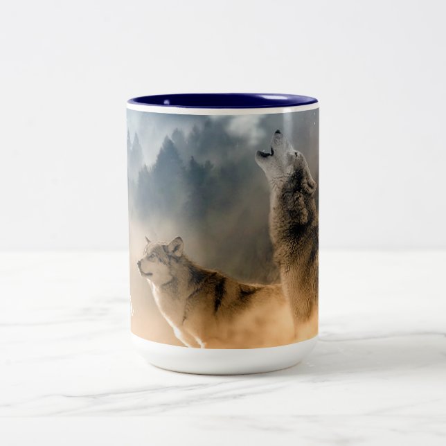 Varg 2-tonkaffe Mugg (Center)