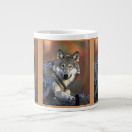 Varg Älskare Art Jumbo Mugg