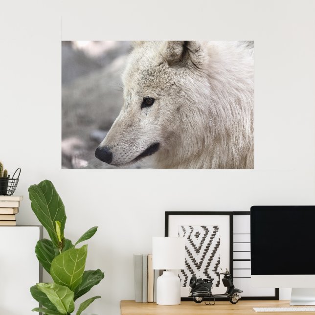 Varg Älskare Art Poster (Hemmakontoret)