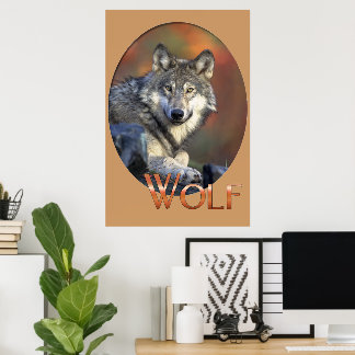 Varg Älskare Art Poster