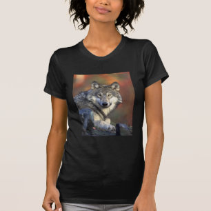 Varg Älskare Art Tee Shirt