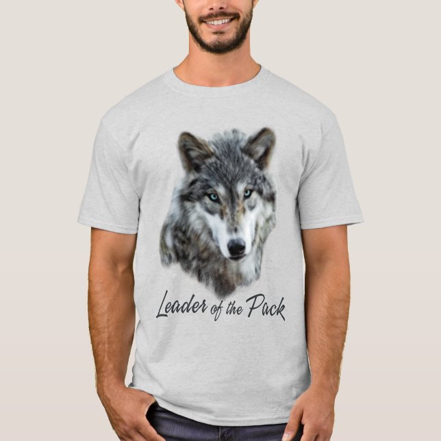 Varg Älskare, ledare för paketet T-shirt (Framsida)