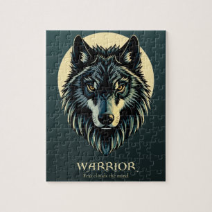 Varg ansikte fenrir stamkrigare utan rädsla fenris pussel