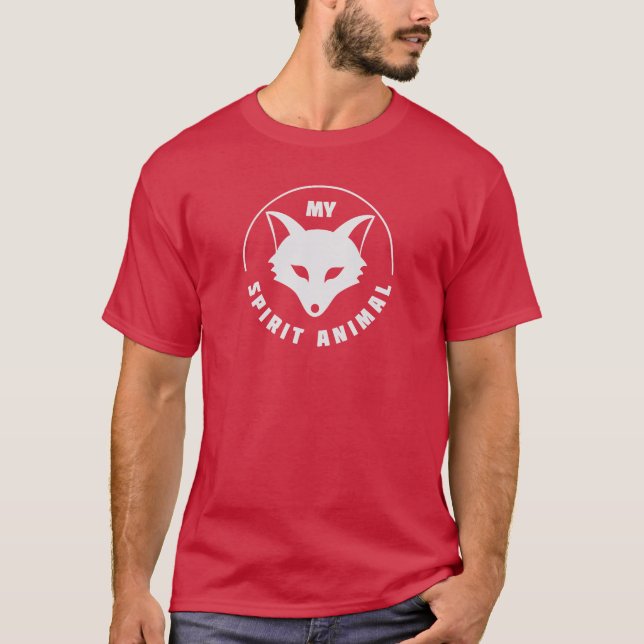 Varg är mitt andningsdjur t shirt (Framsida)