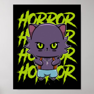 Varg av Cute Werevarg och Lycanthrop för djurterro Poster