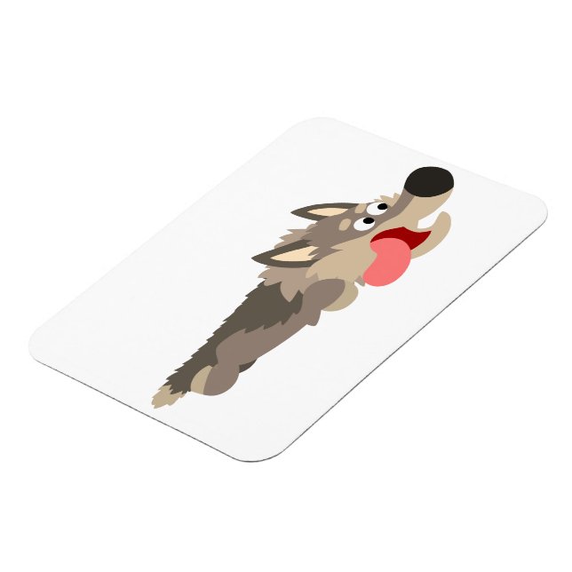 Varg av flexibel Tecknad för Cute Fleet Magnet (Vänstra Sidan)