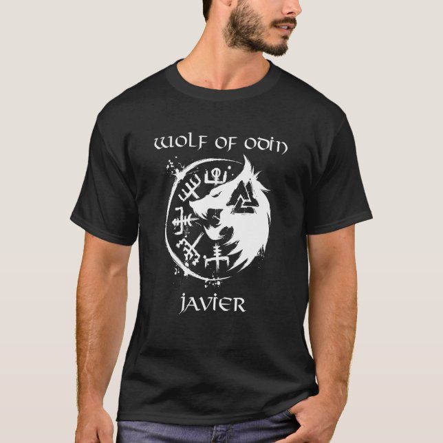 Varg av Odin Javier Personlig T Shirt (Framsida)