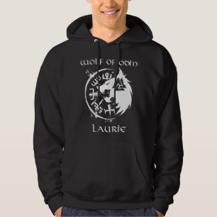 Varg av Odin Laurie - Personlig Långärmad Hoodie