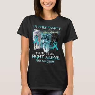 varg av prostatacancer bekämpar aldrig ensam t shirt