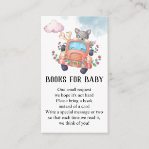 Varg Baby Shower Bokar för Baby Tilläggskort