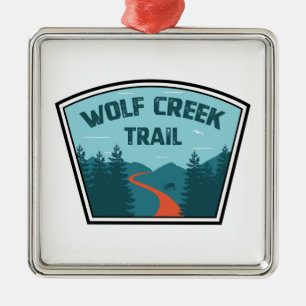 Varg Bäck Trail Dayton Ohio Julgransprydnad Metall
