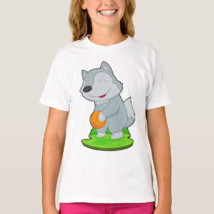 Varg Basketball-spelare Basketball T Shirt