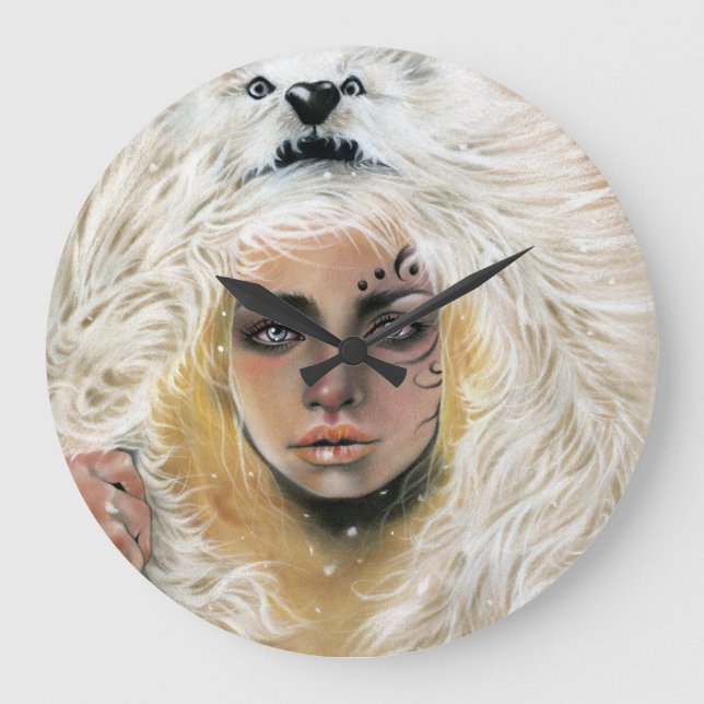 Varg Beauty Clock Stor Klocka (Framsida)