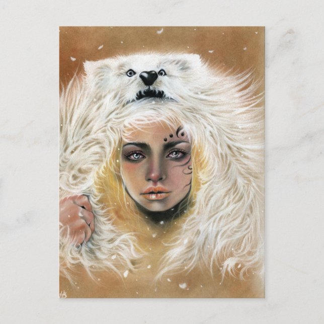Varg Beauty PostCard Vykort (Framsida)
