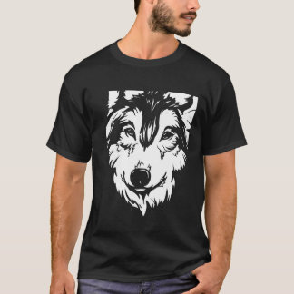 Varg Black Art Illustration Modern Trendig T Shirt