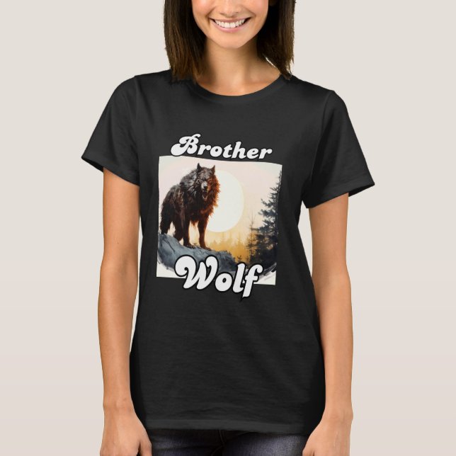 Varg Brother Matching Tribe Vargars Camping Pack M T Shirt (Framsida)