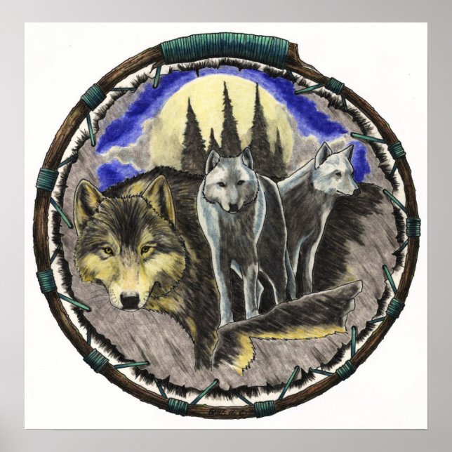 Varg Brothers Lakota Artist Print Poster (Framsidan)