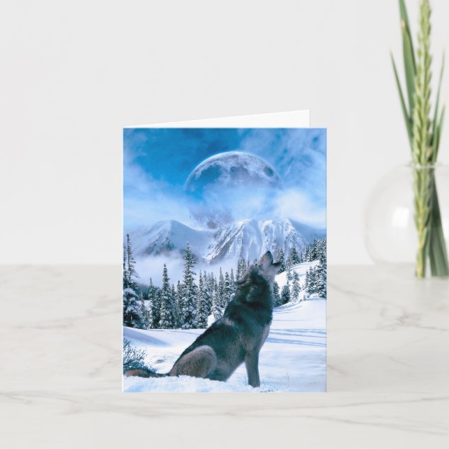 Varg Call Kort (Framsida)