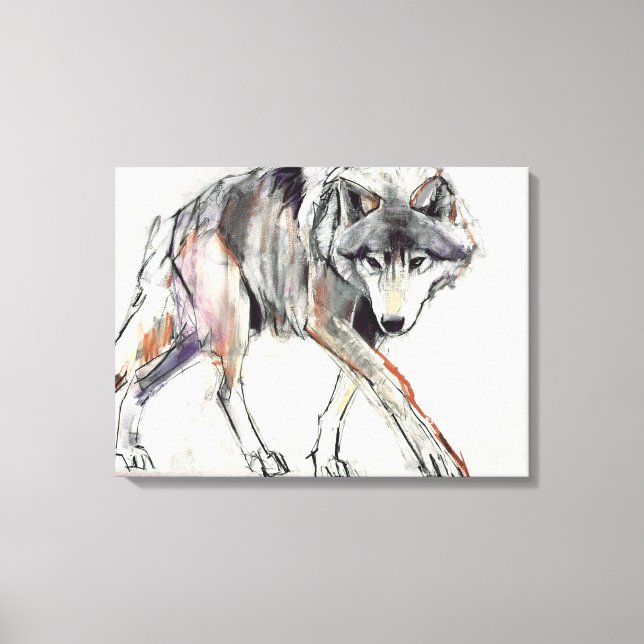 Varg Canvastryck (Framsida)