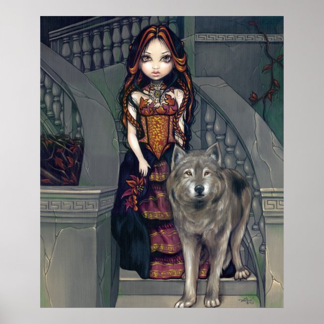 Varg Countess ART PRINT vargars gothic vampyr Poster (Framsidan)
