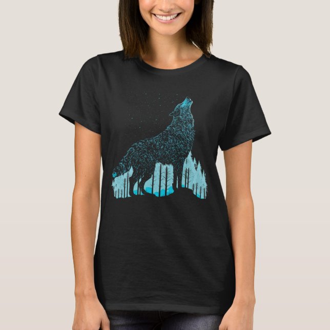 Varg Djur för Varg Varg Canis lupus wolfdog 2 T Shirt (Framsida)