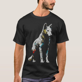Varg Djur Konst familj T Shirt