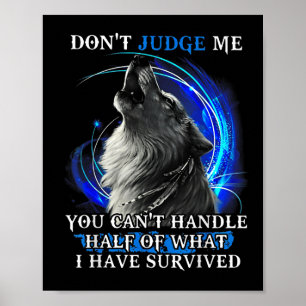 Varg Döm mig inte Du klarar inte hälften Poster