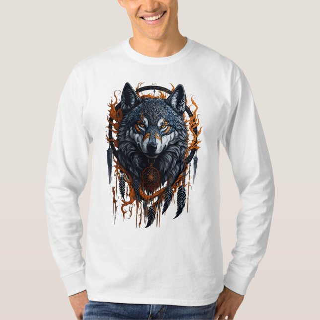Varg Dream Catcher T-Shirt (Framsida)