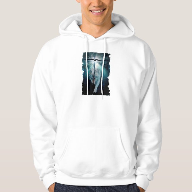 VARG & EGLE Wildlife Supporter T-Shirt Collection Hoodie (Framsida)