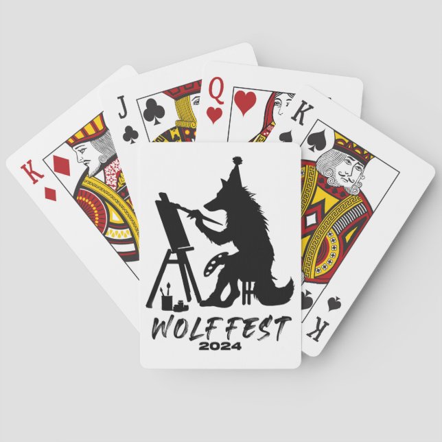 Varg Fest 2024 Deck of Cards Casinokort (Baksidan)