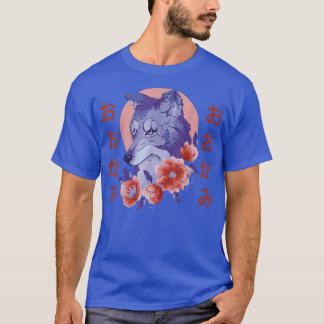 Varg Flower Japansk natur T Shirt