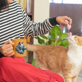 Varg för exponering av dubbla och naturlandskap kaffemugg