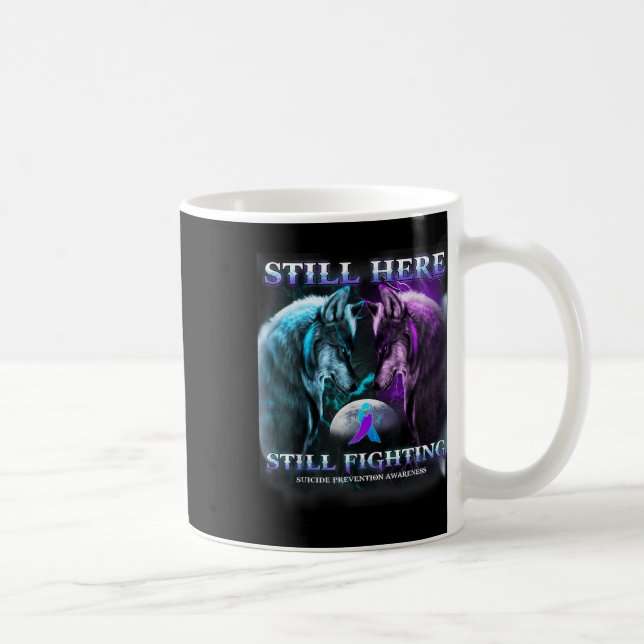 Varg för förebyggande av självmord kaffemugg (Höger)