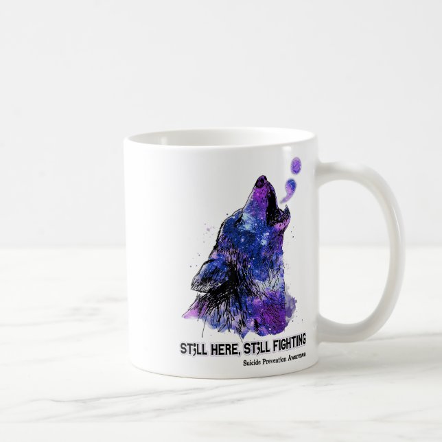 Varg för förebyggande av självmord kaffemugg (Höger)