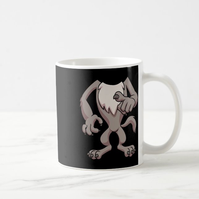 Varg för Halloween-cosplay hos varulv Kaffemugg (Höger)