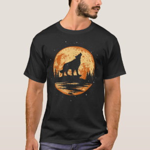 Varg För manar Kvinnor Kids Funny Animal, Varg T Shirt