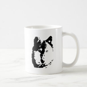 Varg för popkonst kaffemugg