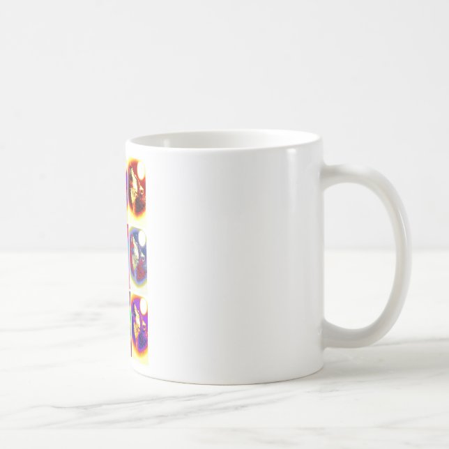Varg för popkonst kaffemugg (Höger)