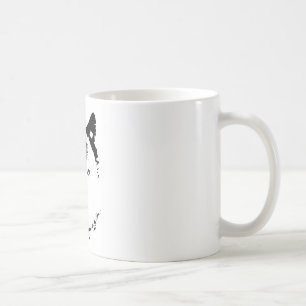 Varg för popkonst kaffemugg