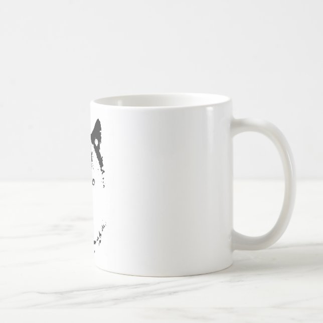 Varg för popkonst kaffemugg (Höger)