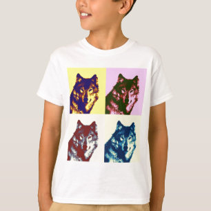 Varg för popkonst t-shirt