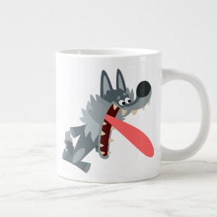 Varg för Tecknad av akut punktskattepliktig produ Jumbo Mugg