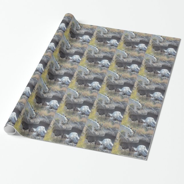 Varg Forest Nature Land Peace Kärlek Animal Presentpapper (Utrullad)